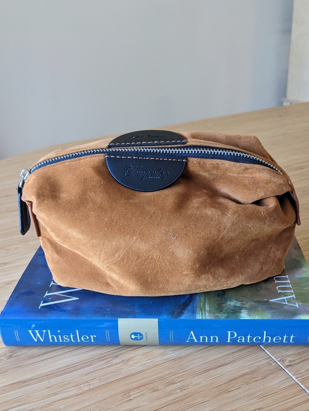 Temperley London British Airways First Class Faux Suede Dopp Kit Toiletry Bag